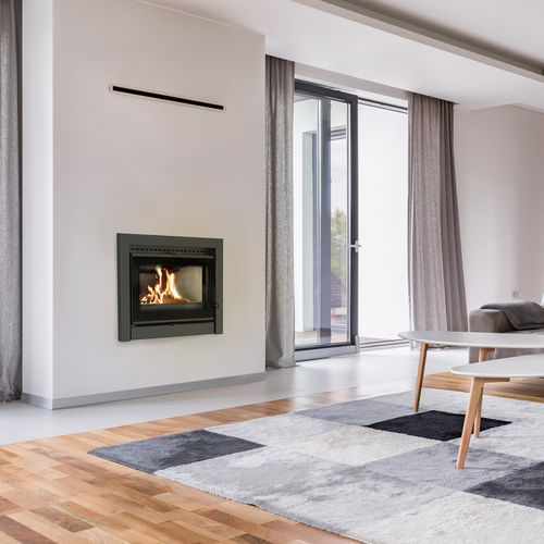 Holz-Kamineinsatz - KASETA/KDZ/K - KRATKI - mit Zwangskonvektion / modern