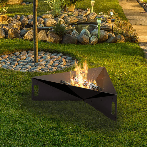 Garten-Feuerstelle / Holz - FIRE/PYRAMID - KRATKI - Stahl / andere Formen