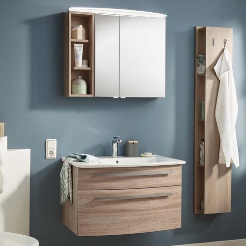 Wandhängender Waschtisch-Unterschrank - KERA.ROUND - Laguna Badwelten - MDF / modern / ohne Tür