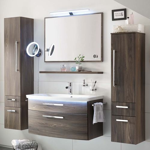 Wandhängender Waschtisch-Unterschrank - JOY - Laguna Badwelten - Holz / modern / ohne Tür