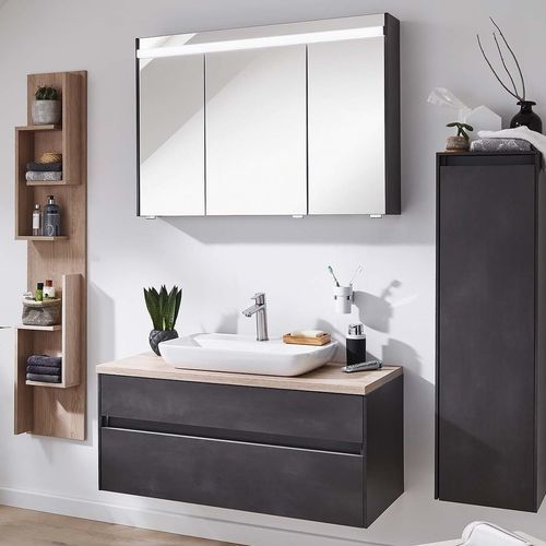 Doppelter Waschtisch-Unterschrank - PRONTO - Laguna Badwelten - wandhängend / MDF / modern