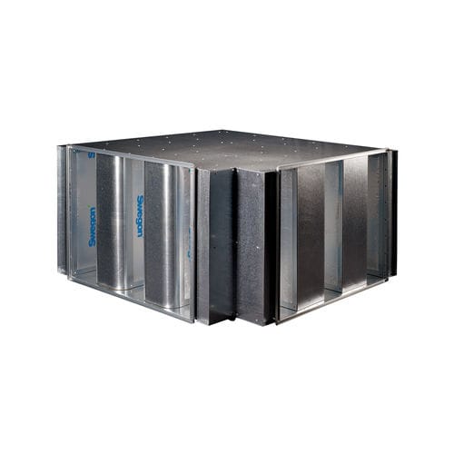 Schalldämpfer für Ventilationsöffnungen / Metall - LARGO - P. LEMMENS COMPANY - Mineralwolle