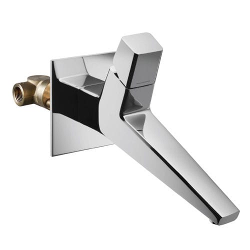 Einhebelmischer für Handwaschbecken - CLICK: 373081 - PALAZZANI.EU Srl - wandmontiert / aus verchromtem Metall / für Badezimmer