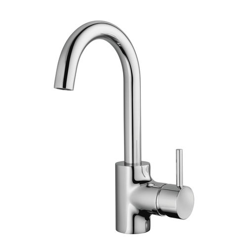 Einhebelmischer für Waschtisch - MIMO: 023153 - PALAZZANI.EU Srl - Aufsatz / aus verchromtem Metall / für Badezimmer