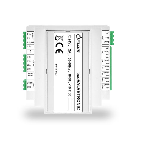 Steuerungsmodul für Klimaanlagen - ECOVALVETRONIC - PLUM Sp. z o.o. - Temperatur / DIN-Schiene / für den Innenraum
