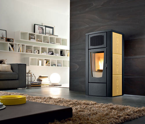 Pelletkaminofen - MARGHERITA  - RED - www.red365.it - see MCZ Group SPA - modern / Keramik / Gusseisen