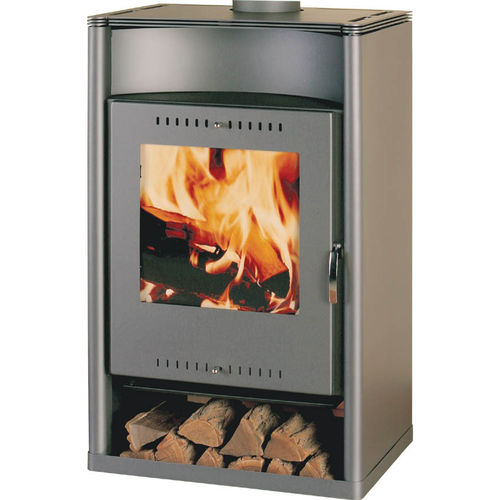Holz-Kaminofen - TRONDHEIM - Thorma Vyroba k.s. - modern / Metall / mit Warmhaltefach
