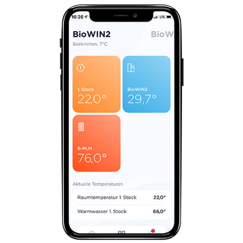 Mobile Applikation / Thermische Berechnung - MYCOMFORT - Windhager Zentralheizung GmbH - für Gebäudeautomation / für Heizsystem / für Smartphone
