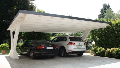 Carport für Gewerbegebrauch - MANHATTAN - Proverbio Outdoor Design - Holz