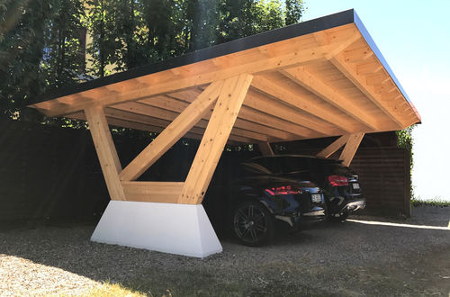 Betoncarport - NEW YORK - Proverbio Outdoor Design - Holz