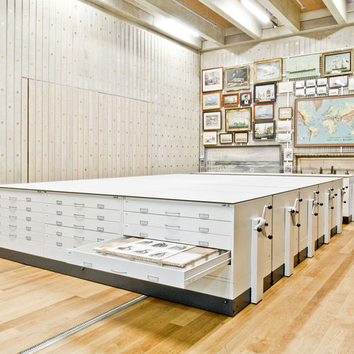 Planmöbel für professionellen Einsatz - MEUBLE A PLANS - Bruynzeel Storage Systems - für Museen / Metall