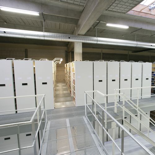 Verschieberegal für Lagerung - COMPACTUS DOUBLE DECKER - Bruynzeel Storage Systems - für Büro / für Archiv / Standard