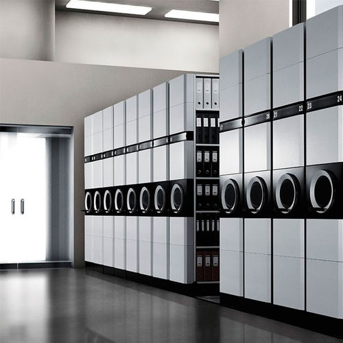 Verschieberegal für Lagerung - SHADE - Bruynzeel Storage Systems - für Büro / für Archiv / manuell