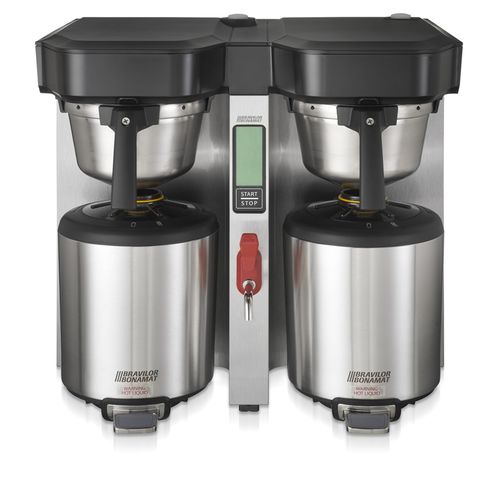 Filterkaffeemaschine - AURORA TWIN LOW - Bravilor Bonamat - Profi / manuell / 2 Brühgruppen