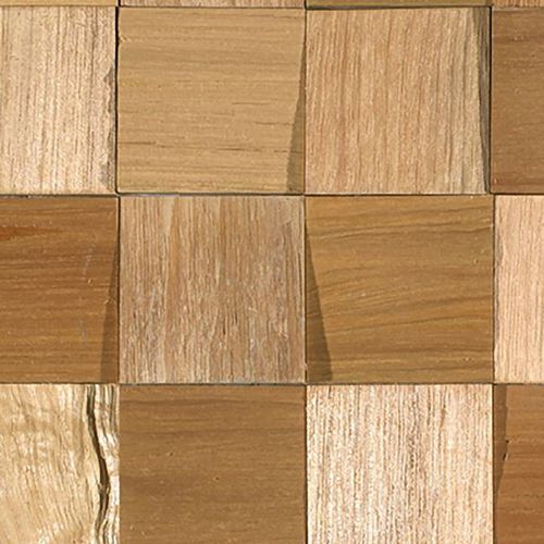 Dekorplatte für Wand - IPCCSWTA23/4 - INDUSPARQUET - Massivholz / 3D / Mosaikoptik