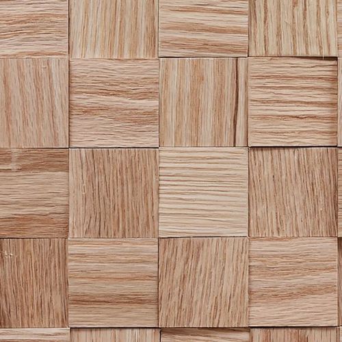 Dekorplatte für Wand - IPCCSWBO13/4 - INDUSPARQUET - Massivholz / 3D / Mosaikoptik