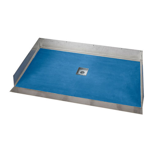 Rechteckige Duschwanne - BC-WS - Infinity Drain - erhöht / bodengleich / Keramik