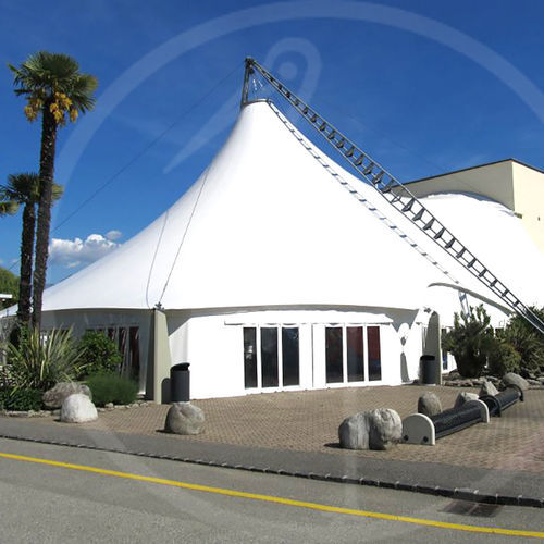 Membrankabel-Flächentragwerk - SPECIAL COVERINGS - FT SRL - PLASTECOMILANO - für Abdeckung / PVC-Folie / für öffentliche Bereiche