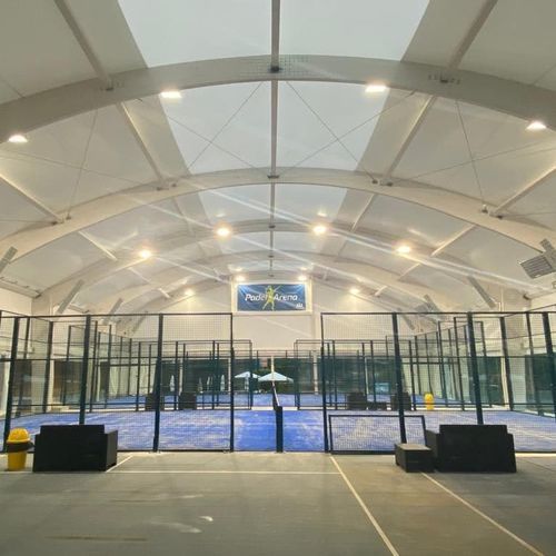 Stahlstruktur für Sportplätze - PADEL - FT SRL - PLASTECOMILANO - galvanisiertem Stahl