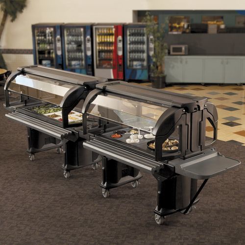 Zentral-Kühlbuffet - VERSA FOOD BAR® - Cambro - Rad / für Schulen / für Restaurants