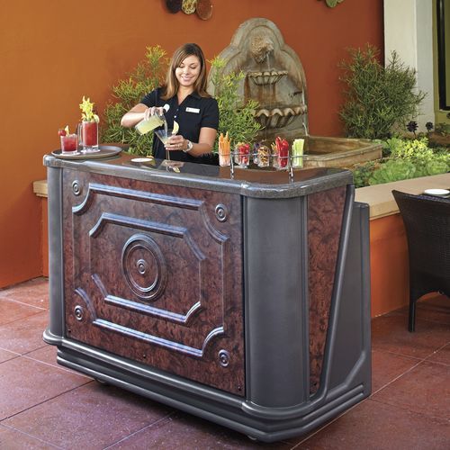 Bartheke - BAR65 - Cambro - Polyethylen / gerade / für Außenbereich