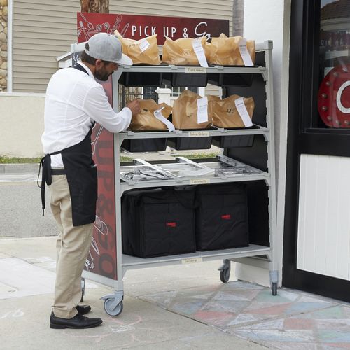 Mobiles Regal - CAMSHELVING PREMIUM® SERIES - Cambro - modern / Metall / für Gewerbegebrauch