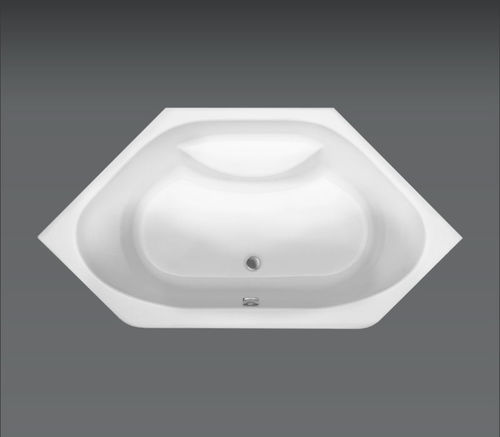 Badewanne für Eckeinbau - VICTORIA - artweger - Acryl / weiß