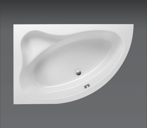 Badewanne für Eckeinbau - SELINA - artweger - Acryl / weiß
