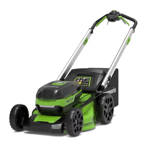 Handgeführter Rasenmäher - GD24X2LM46SP4 - GREENWORKS - batteriebetrieben / mit Eigenantrieb