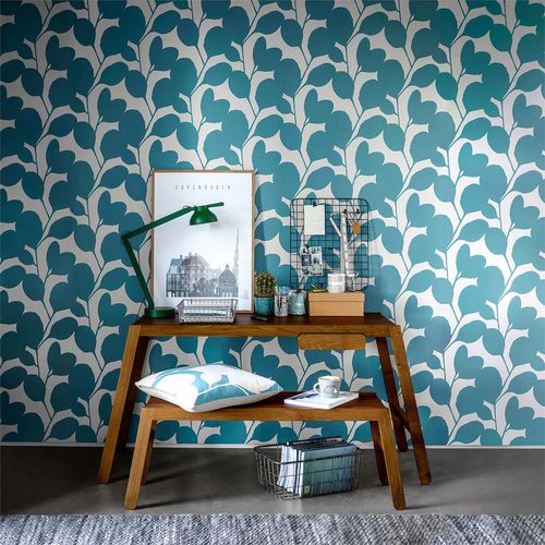 Moderne Tapete - OCOTILLO - Scion - Naturmotiv / Stoffoptik / gelb