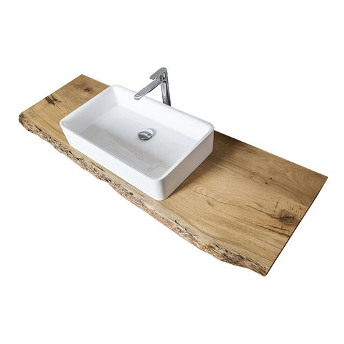 Holz-Waschtischplatte - GRIMANI - DE ZOTTI - maßgefertigt