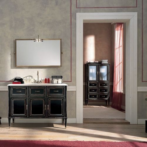 Moderner Badezimmer-Schrank - SHUBERT - DE ZOTTI - für Privatgebrauch / für Gewerbegebrauch / Holz