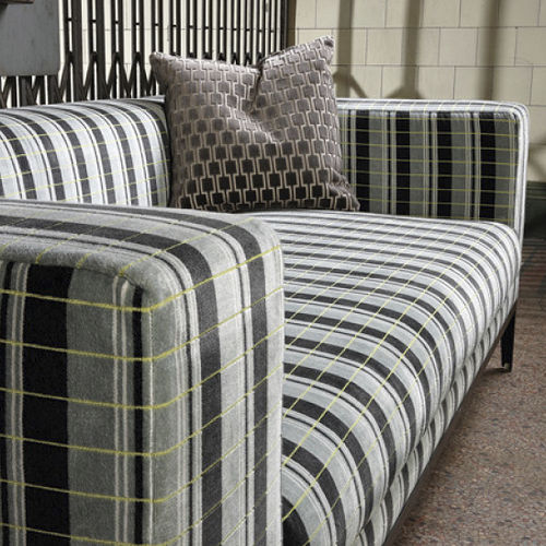 Möbelstoff - UNDERGROUND : SOUTHBANK - Kirkby Design - Streifenmuster / Polyester / Baumwolle