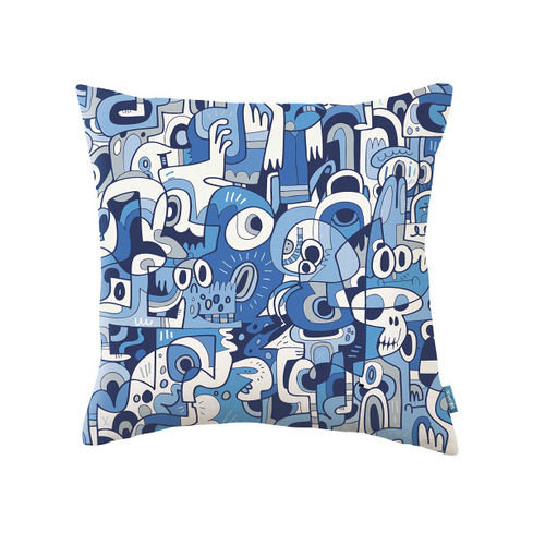 Quadratisches Kissen - FROOTY TOOTY  - Kirkby Design - Motiv / Baumwolle