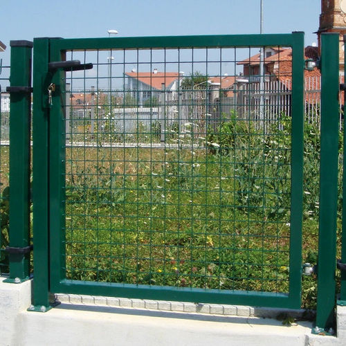 Gartentor / galvanisiertem Stahl - LINEA FLASH - Defim Orsogril - Drahtgewebe / aus elektrogeschweißtem Stahl / thermolackierter Stahl