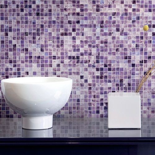 Glasmosaikfliese - OPERA 15 - BISAZZA BAGNO - für Badezimmer / Wand / quadratisch