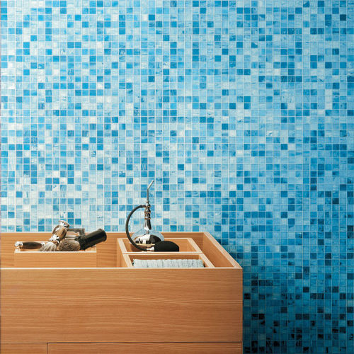 Glasmosaikfliese - OPERA 25 - BISAZZA BAGNO - für den Innenraum / Wand / quadratisch