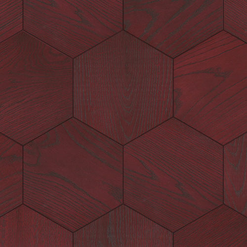 Fliesen für den Innenraum - CHERRY E - BISAZZA BAGNO - Boden / Holz / sechseckig