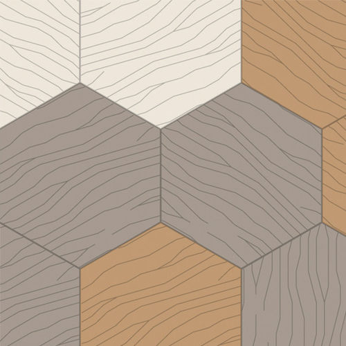 Holzfliesen - FARADAY DREAM - BISAZZA BAGNO - gebürstet / für den Innenraum / Boden