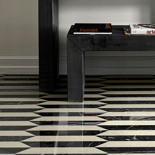 Marmorfliesen - CASSIA - BISAZZA BAGNO - poliert / 3D / für den Innenraum