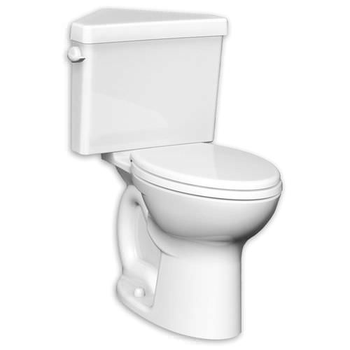 Freistehendes WC - TRIANGLE - AMERICAN STANDARDS - Porzellan / mit Betätigungshebel / traditionell