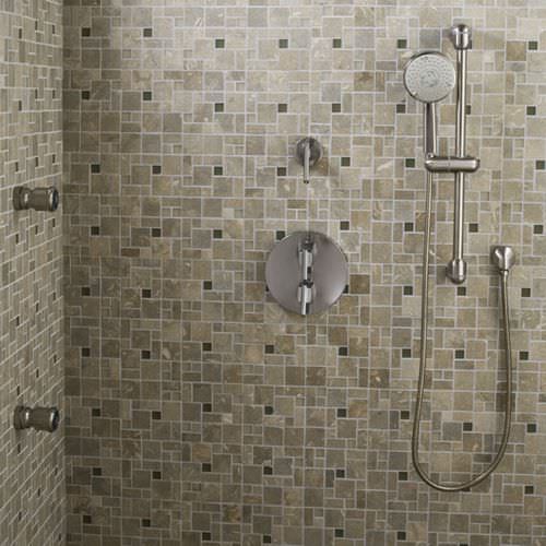 Wandmontiertes Duschsystem - COMPLETE - AMERICAN STANDARDS - modern / mit Handbrause