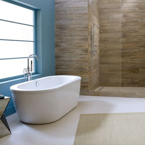 Ovale Badewanne - CADET - AMERICAN STANDARDS - freistehend / Acryl / weiß