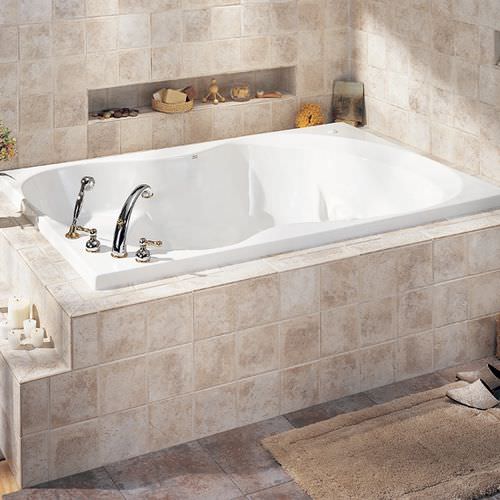 Acryl-Badewanne - ELLISSE - AMERICAN STANDARDS - weiß