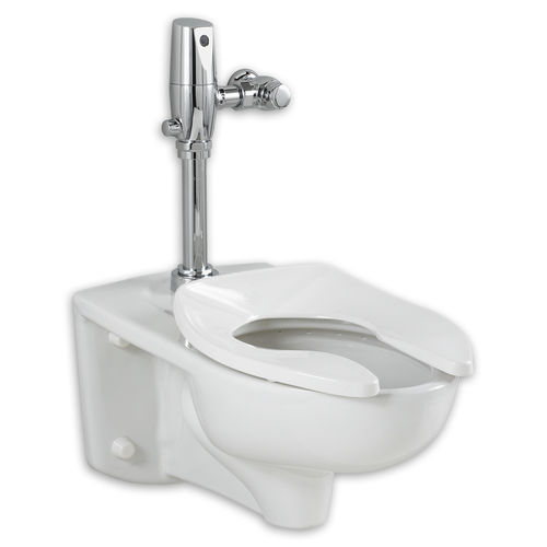 Freistehendes WC - AFWALL - AMERICAN STANDARDS - Keramik / für öffentliche Sanitäreinrichtungen / mit eingebauter Spülung
