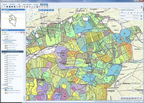 Geographische Informationssysteme GIS Software - GEOMEDIA SMART CLIENT - Intergraph - für Stahlkonstruktion