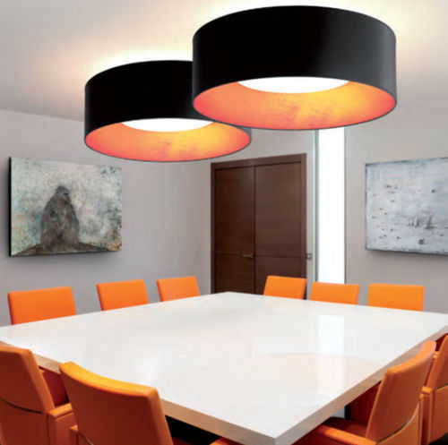 Moderne Deckenleuchte - IN : 3476 - Massmi Iluminación - rund / Stoff / fluoreszierend