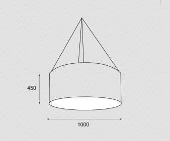 Hängelampe - SIMPLICITY : 6920 - Massmi Iluminación - Stoff / modern / mit Kabel
