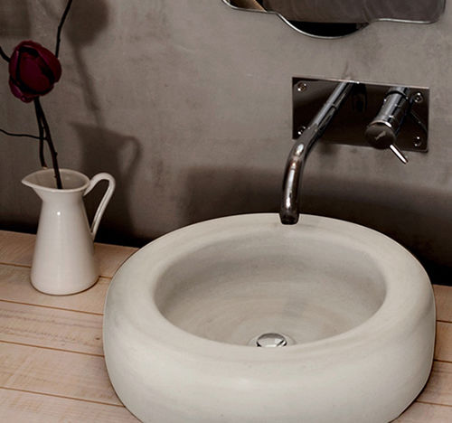 Aufsatzwaschbecken - A Cimenteira do Louro - Beton / rund / modern