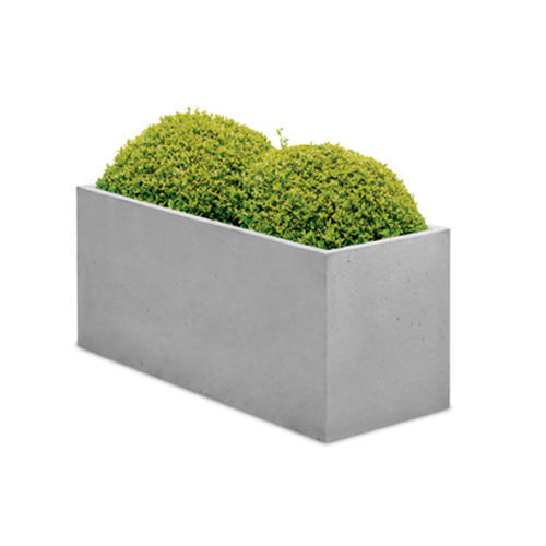 Beton-Pflanzkübel - 4 - A Cimenteira do Louro - rechteckig / modern / für öffentliche Bereiche